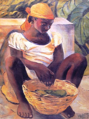 Peasant Girl, Haiti (1954)