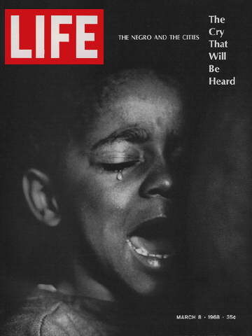 Photo from Life magazine  -The Cry That Will Be Heard, 1968