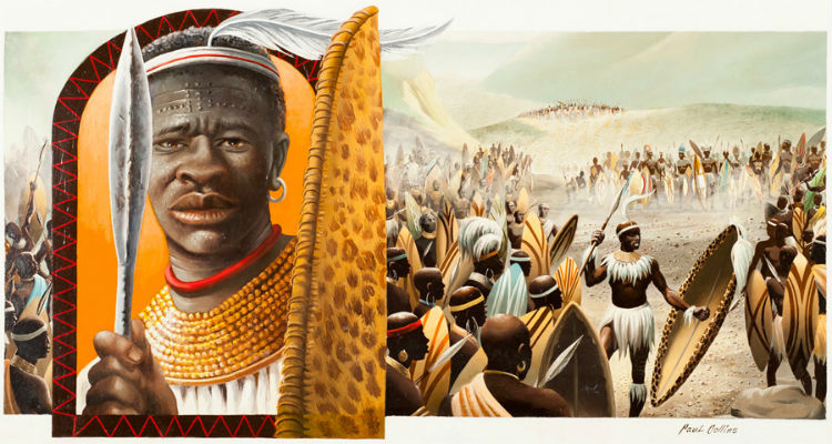 Shaka-King of the Zulus by Paul Collins