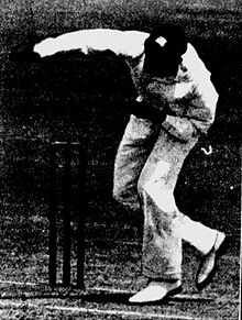 Constantine bowling in 1930