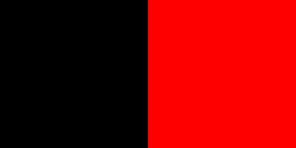 Red and Black flag of Haiti