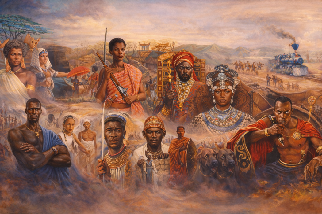 絵画 Majesty of a king Legend of the Crown: The Art of African Kings and Queens - Kentake